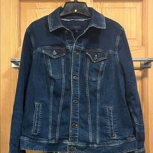 Blue Denim Woman’s Classic Jacket by Talbots Sz XLP